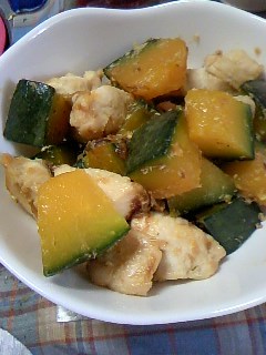 ☆とりムネとかぼちゃの煮物☆