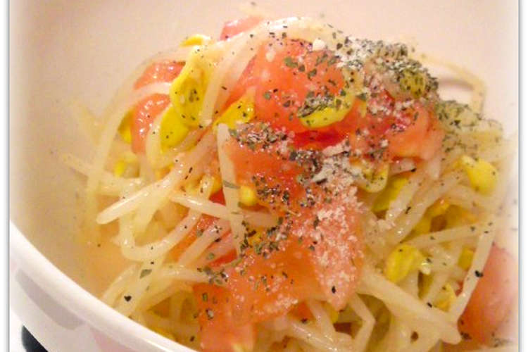 もやしとトマトのイタリアン風ナムル レシピ 作り方 By エレクトリックケトル クックパッド 簡単おいしいみんなのレシピが352万品