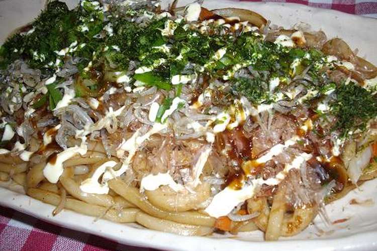 カリカリジャコの焼きうどん そば レシピ 作り方 By まぶたん クックパッド 簡単おいしいみんなのレシピが354万品