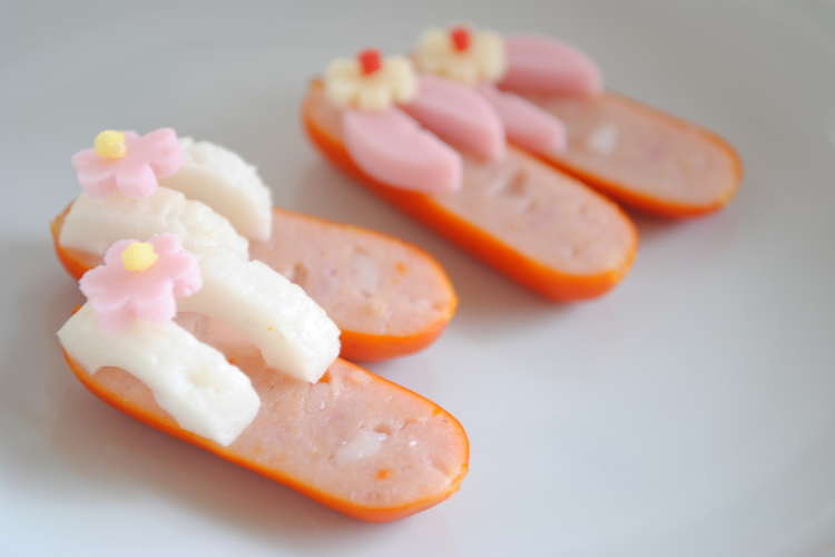 可愛いおかず ウインナーでビーチサンダル レシピ 作り方 By まゃたん クックパッド 簡単おいしいみんなのレシピが356万品