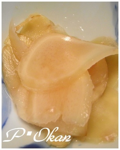 レンジで簡単☆生姜の甘酢漬けの写真