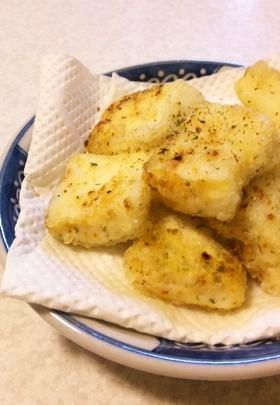 おつまみに♪もめん豆腐の塩竜田