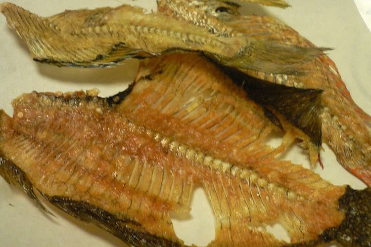 レンジで簡単 揚げない魚の骨せんべい レシピ 作り方 By くうねこ クックパッド