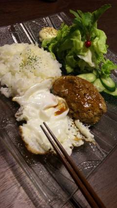 筍貰いすぎたら是非!ハンバーグゥ〜!