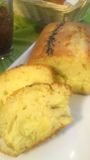 HMで!簡単♪サツマイモのパウンドケーキの写真