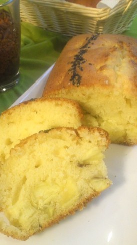 HMで!簡単♪サツマイモのパウンドケーキ