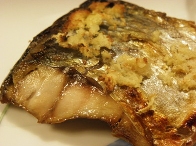 塩サバの生姜焼きの写真