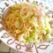 和風☆　キャベツ＆卵のスパゲッティー