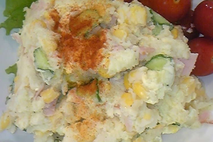ポテトフレークのポテトサラダ レシピ 作り方 By Sachi5 クックパッド