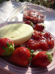 レンジで簡単いちごジャムの写真