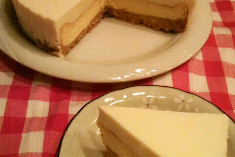 レア ベイクド 二層のチーズケーキ レシピ 作り方 By オレンジリング クックパッド 簡単おいしいみんなのレシピが359万品
