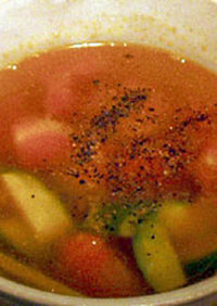 簡単手軽な中華風トマトスープ