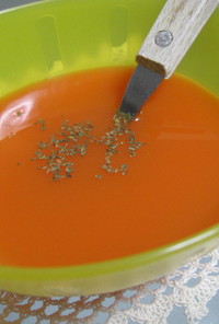 野菜ジュースで☆冷静スープ