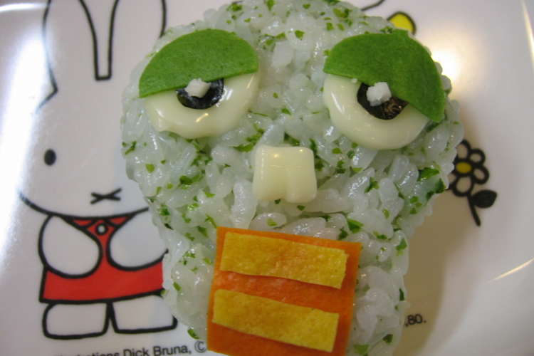 キャラ弁 ガチャピン おにぎり レシピ 作り方 By たまごろん クックパッド