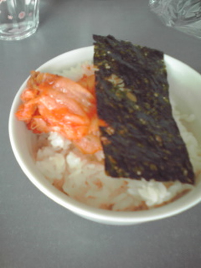 旦那流:韓国海苔のうまい食べ方の写真