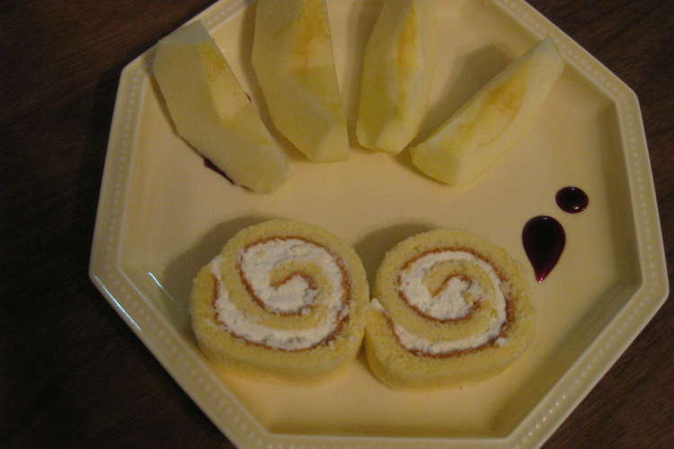 ふんわりミニロールケーキ レシピ 作り方 By ましゅ クックパッド