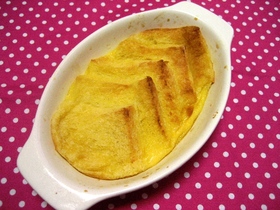 *食パンのパンプディング*