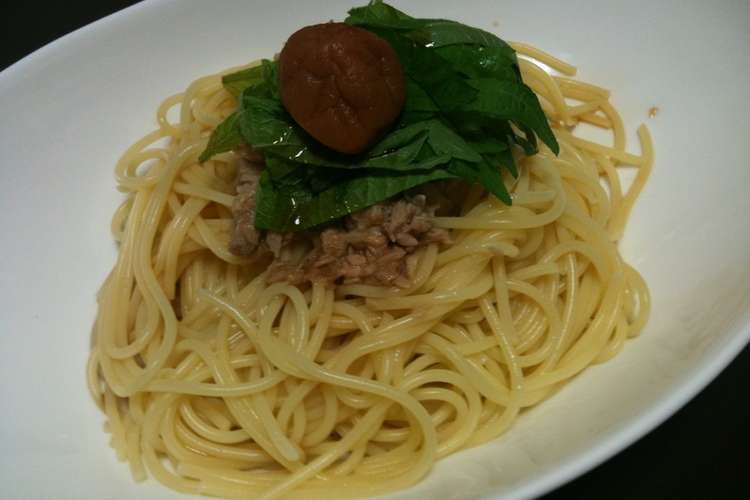 混ぜるだけ 梅しそツナのパスタ レシピ 作り方 By M Minaco クックパッド 簡単おいしいみんなのレシピが351万品