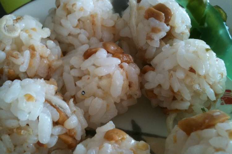 離乳食完了期 納豆 しらすおにぎり レシピ 作り方 By Newyork クックパッド 簡単おいしいみんなのレシピが360万品