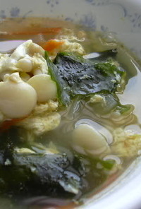 和風だしで韓国風野菜スープ
