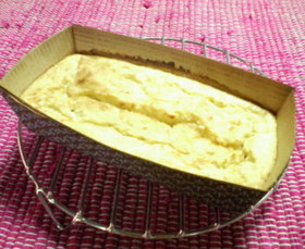 粉なし☆おからふわふわパウンドケーキ