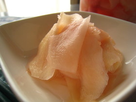 優しい味の、新生姜の甘酢漬け♪