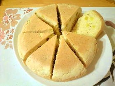 炊飯器で豆乳蒸しパン（乳・卵不使用）の写真