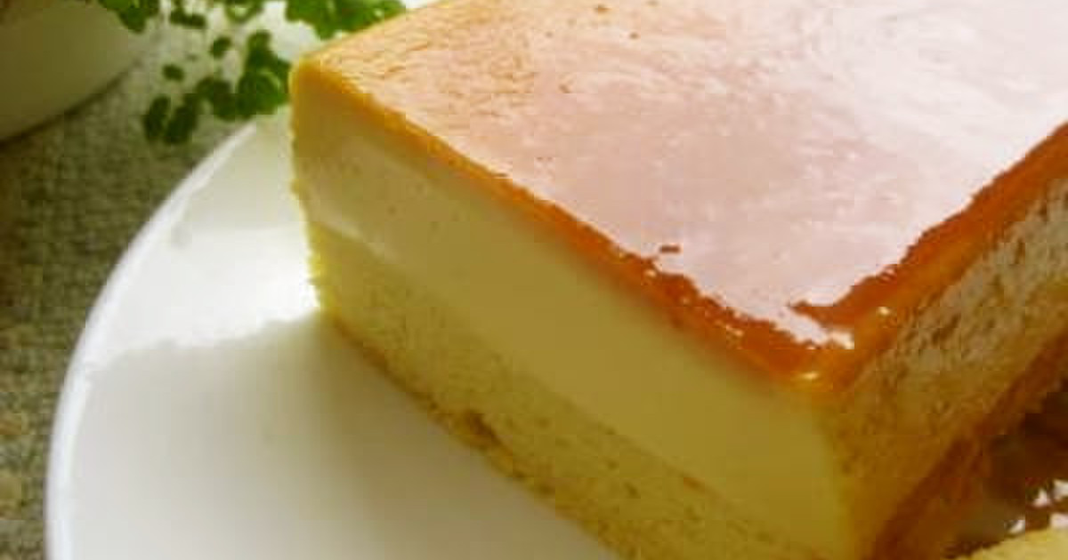 とっても簡単 プリンケーキ レシピ 作り方 By ココア ココア クックパッド