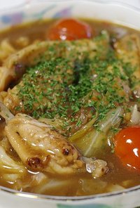 鶏スペアリブのタマリンドスープ