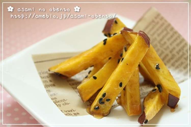 お弁当おかず スティック大学芋 レシピ 作り方 By Asamimaeda クックパッド 簡単おいしいみんなのレシピが364万品