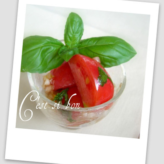 トマトとバジルのバルサミコマリネ レシピ 作り方 By Souffles クックパッド 簡単おいしいみんなのレシピが358万品