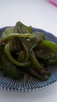 ピーマンの甘辛煮(おかか風味)