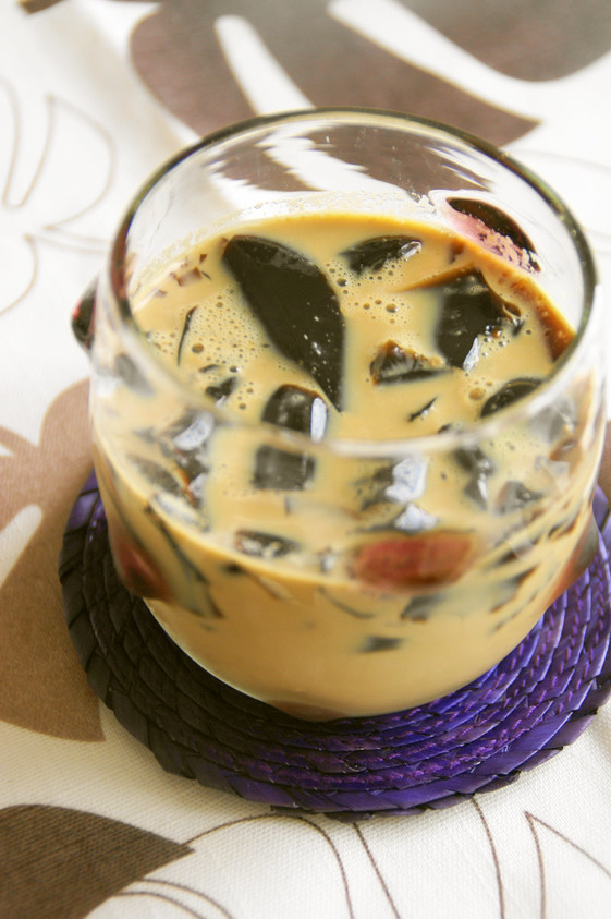 カフェ風コーヒーゼリーのキャラメルミルクの画像