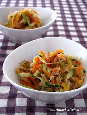給食の味♥切干大根のサラダ