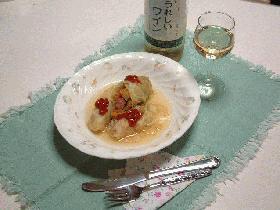 ウインナーソーセージと野菜のロールキャベツ