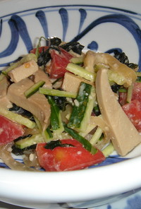 高野豆腐のサラダ！