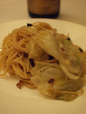 キャベツのパスタ