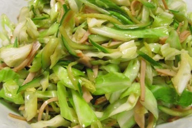 お酢でさっぱり キャベツの中華風サラダ レシピ 作り方 By とんちゃん９６ クックパッド 簡単おいしいみんなのレシピが355万品