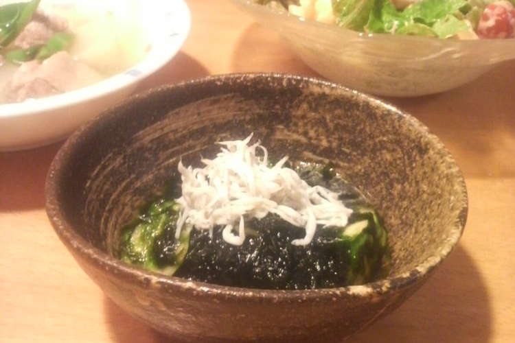 生青のりの酢の物 レシピ 作り方 By 毎日おかあちゃん クックパッド 簡単おいしいみんなのレシピが361万品