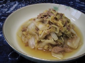 ∽∽簡単♪白菜とツナの煮物∽∽