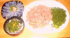 カワハギのともあえ丼