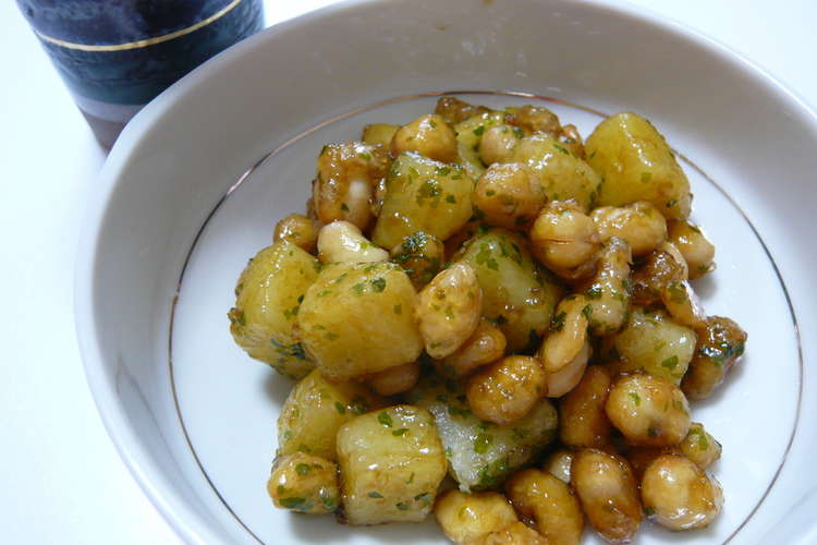 おつまみにも 甘辛 な大豆とジャガイモ レシピ 作り方 By モッチンママ クックパッド 簡単おいしいみんなのレシピが350万品