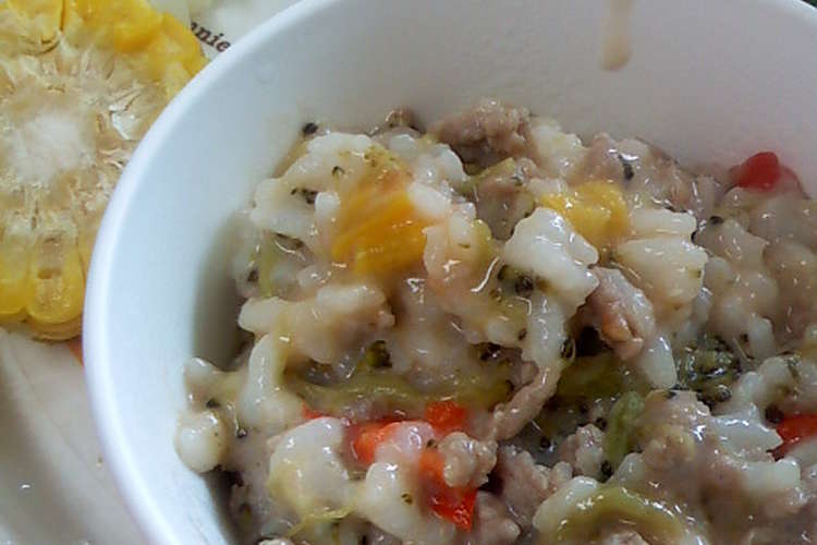 離乳食後期 クリーミーリゾット お粥 レシピ 作り方 By ヵりｎ クックパッド 簡単おいしいみんなのレシピが376万品