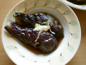 レンジで簡単^^ナスの煮浸し