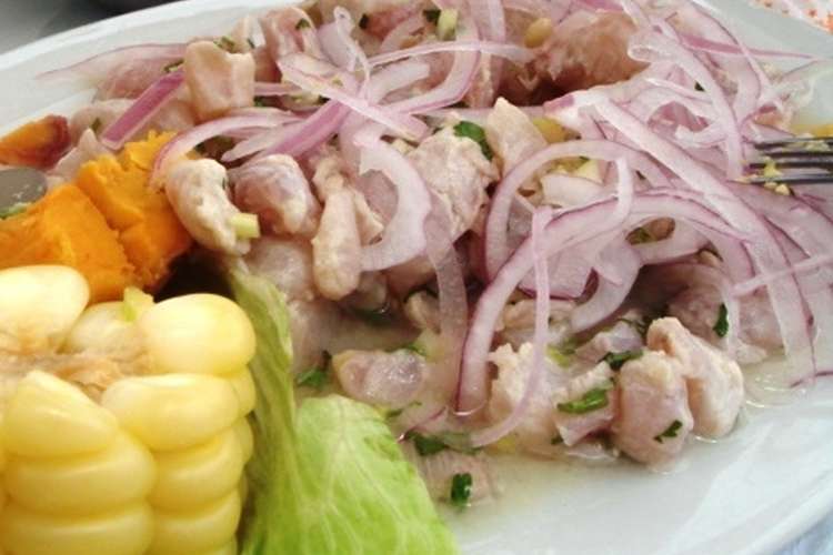 Ceviche ペルーの基本セビチェ レシピ 作り方 By マダムcandy クックパッド 簡単おいしいみんなのレシピが351万品