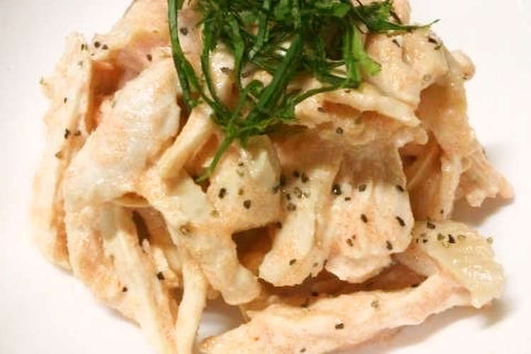 シンプル チキンめんたいマヨネーズ レシピ 作り方 By のんのんstella クックパッド 簡単おいしいみんなのレシピが365万品