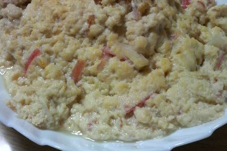 無調整豆乳から作る炒り豆腐 レシピ 作り方 By クロダイつれたジョ クックパッド 簡単おいしいみんなのレシピが355万品