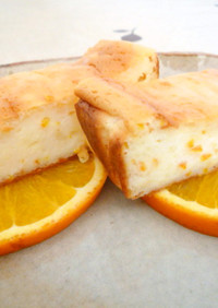 我家流♪オレンジ・ベイクドチーズケーキ