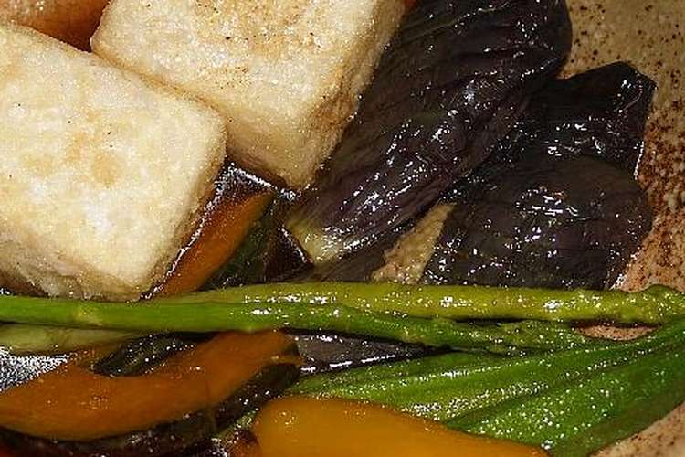 揚げ出し 揚げ浸し お豆腐 夏野菜 レシピ 作り方 By じゃむはは クックパッド