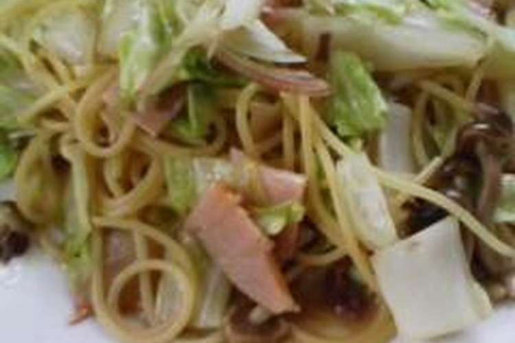 酒盗とキャベツのパスタ レシピ 作り方 By Shishi Co クックパッド